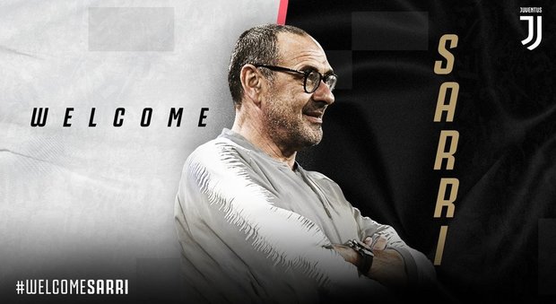 Maurizio Sarri è il nuovo allenatore della Juventus: arriva l'ufficialità