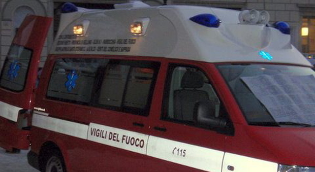 Ambulanza in dotazione ai vigili del fuoco