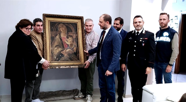 Quadro di Botticelli ritrovato dopo mezzo secolo in una casa di Gragnano: la Madonna con Bambino vale 100 milioni