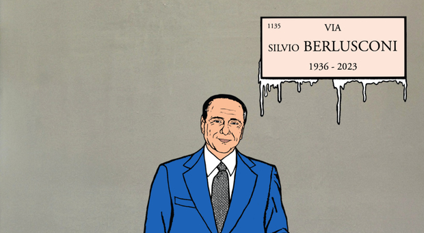 “Silvio Berlusconi, self-made man”, rimosso a Milano il murales realizzato appena due giorni fa