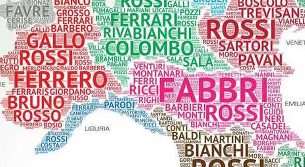 Ecco i cognomi più diffusi in tutta Italia e la loro presenza sulla mappa di ogni regione