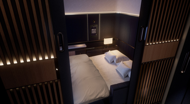 Lufthansa presenta la "stanza privata" in aereo, ecco la nuova First Class Suite