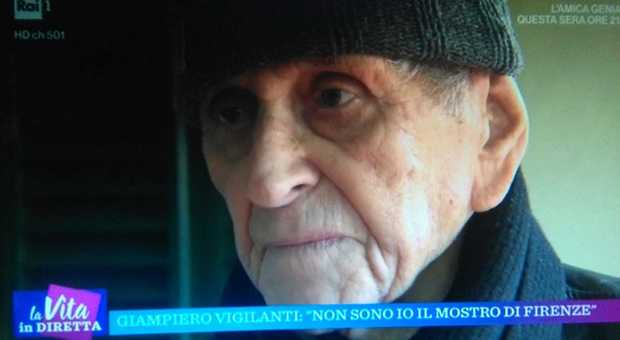 Mostro Firenze, Giampiero Vigilanti a La Vita in Diretta: Non sono io, mi hanno messo in croce