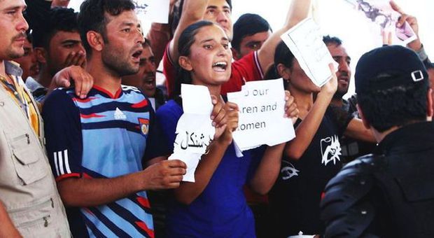 Proteste della comunità Yazidi