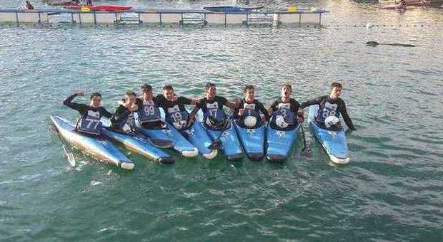 Canoa Club Napoli, campione d'Italia Under 21 di canoa polo