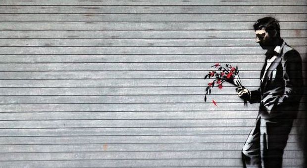 Una delle opere di Banksy a New York (foto dal sito http://www.banksyny.com)