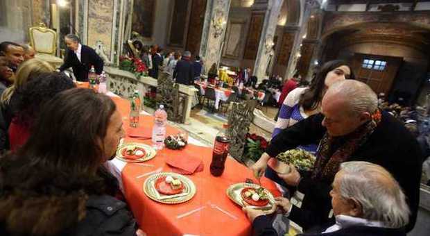Mille poveri a tavola con la comunità di Sant'Egidio