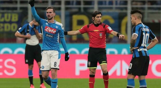 Napoli-Udinese, torna Calvarese: dopo un anno di nuovo con Gattuso