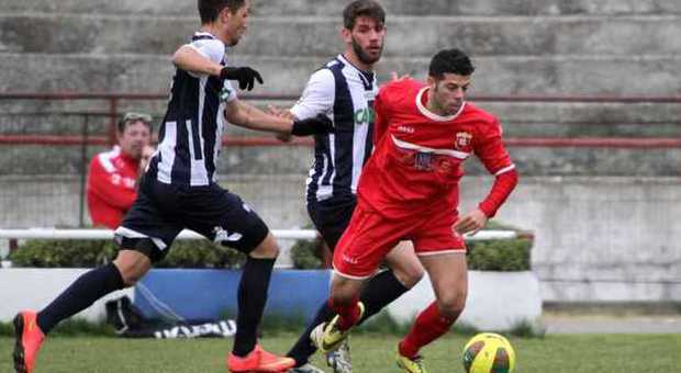 Giacomo Tulli in azione durante Savona-Ancona dello scorso campionato