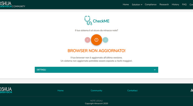 «CheckMe», da Almaviva lo strumento free per monitorare la sicurezza di accesso a Internet