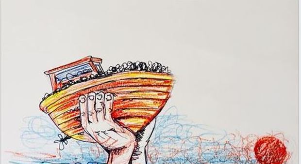 Nave Diciotti: il disegnatore della vignetta contestata ha donato disegni anche a Papa Francesco