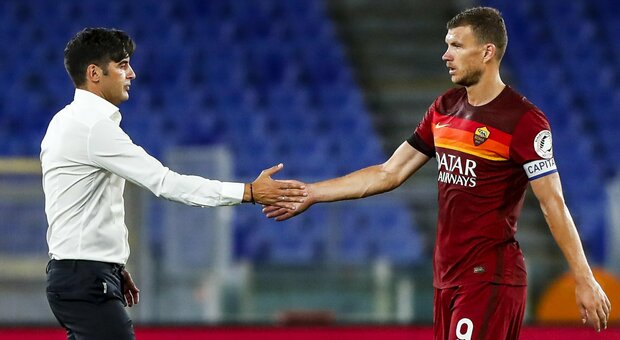 Fonseca-Dzeko, una tregua per la Roma: Edin si allena ma contro la Juve va in panchina