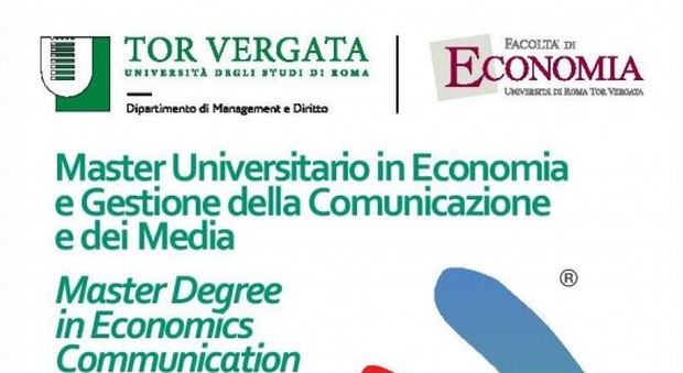 Tor Vergata, tutto pronto per la nuova edizione del Master in Economia e Gestione della Comunicazione e dei Media