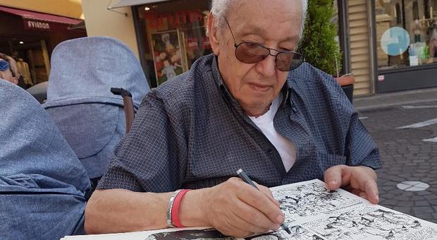 Giancarlo Navarrini è stato rugbysta, pittore e fumettista