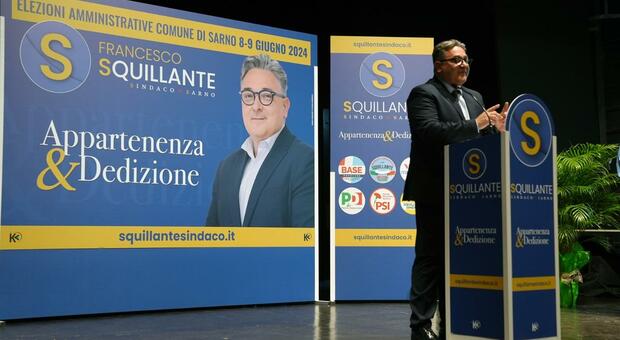 La presentazione del candidato Francesco Squillante