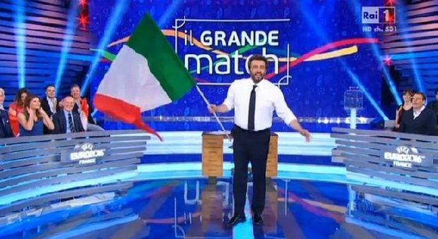 Euro2016: Germania-Italia, poi "Il Grande Match" di Flavio Insinna: "È il dopo partita più seguito"