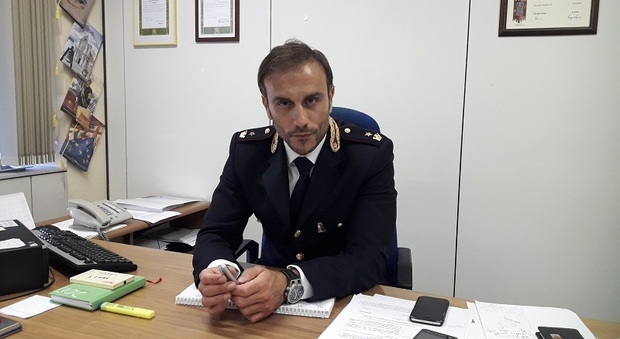 Il capo della Squadra Mobile di Frosinone, Flavio Genovesi