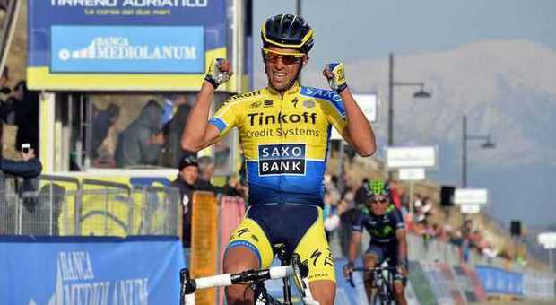 Tirreno-Adriatico, bis di Contador lo spagnolo adesso è leader