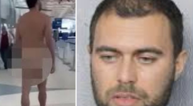 Nudo e ubriaco in aeroporto, 36enne cerca di superare i controlli di sicurezza: arrestato