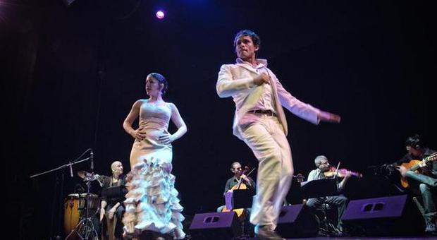 Flamenco Tango Neapolis con «Viento» al Maschio Angioino
