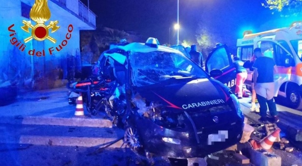 L'auto incidentata