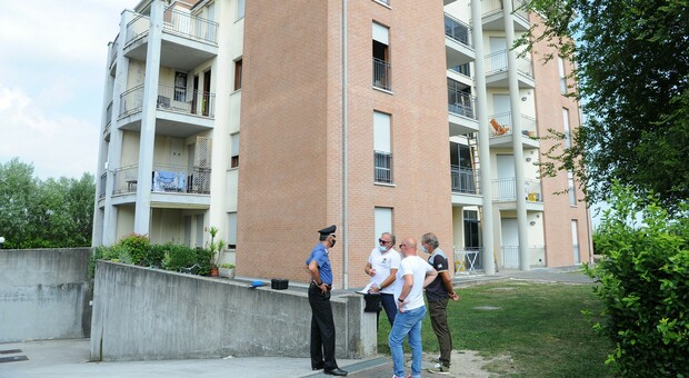 Il condominio di via Croce Rossa a Portogruaro dove è avvenuto l'omicidio lo scorso 22 luglio