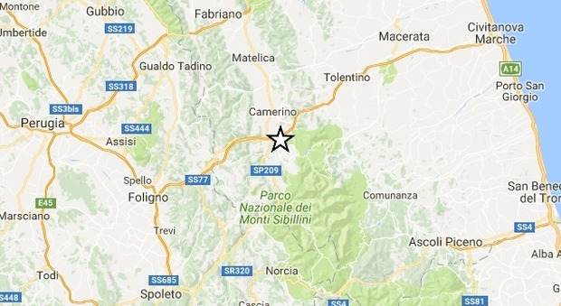 Terremoto, un'altra scossa avvertita tra Marche e Umbria: magnitudo 3.6