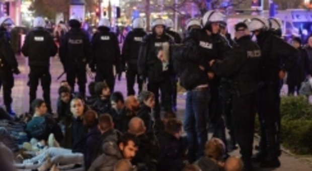 tifosi laziali fermati dalla polizia in Polonia