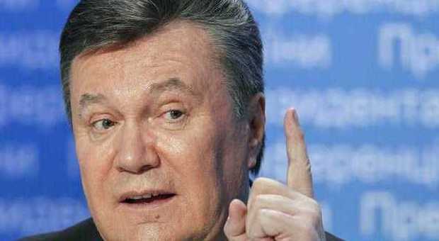 Ianukovich in conferenza stampa: «Morti in Ucraina colpa dell'Occidente»