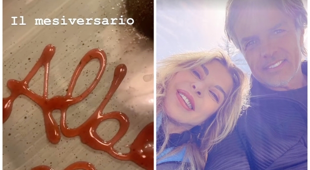 Alba Parietti sempre più innamorata: con Fabio Adami da 11 mesi insieme. Il selfie romantico