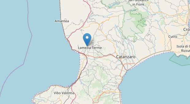 Sisma in Calabria, scossa di magnitudo 3.5 a Lamezia Terme