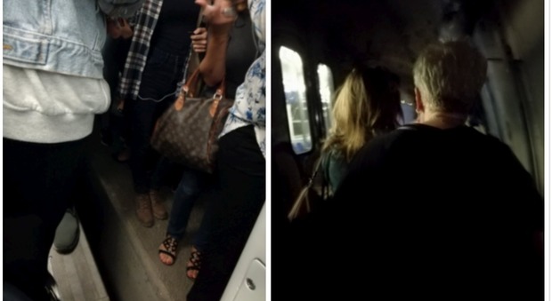 Metro B a Roma, è caos: treno guasto, passeggeri nel panico in galleria Foto