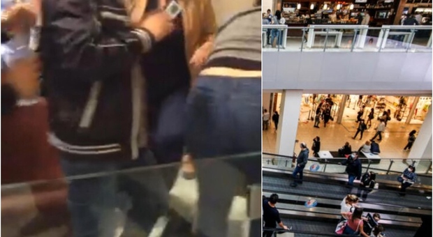 Roma, rissa tra ragazze al centro commerciale: volano schiaffi e ciocche di capelli. I presenti (scioccati) tentano di dividerle