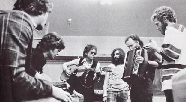 Bob Dylan con The Band nel 1967