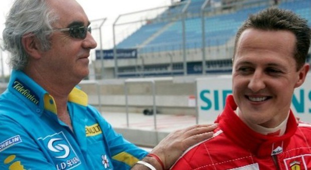 Flavio Briatore e Michael Schumacher