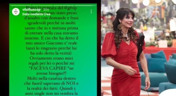 GF Vip, Miriana Trevisan parla l'ex Vito Fiusco: «Urtis ha detto la verità, le sante stanno solo in paradiso»