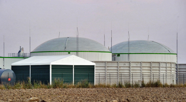 Un impianto di produzione di biometano