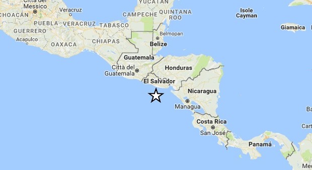 Terremoto di magnitudo 7.2 al largo del Nicaragua: scatta l'allarme tsunami