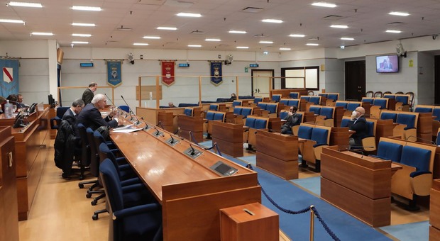 L'aula del Consiglio regionale della Campania