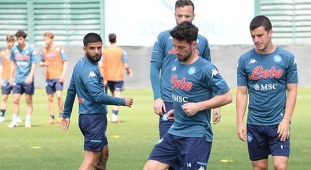 Napoli, Mertens è già tornato: il belga si allena con Gattuso