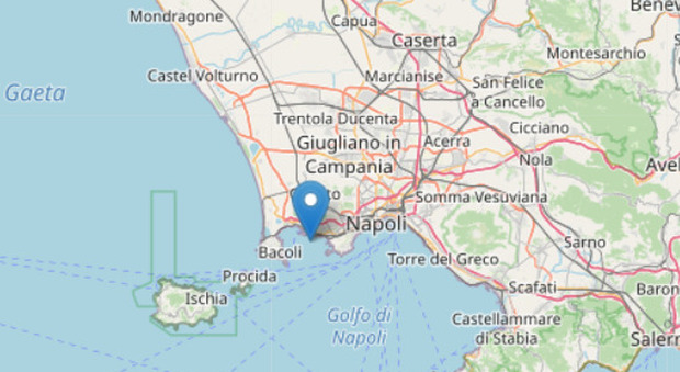 Terremoto a Napoli, scossa di 2.2 sveglia i Campi Flegrei nel cuore della notte