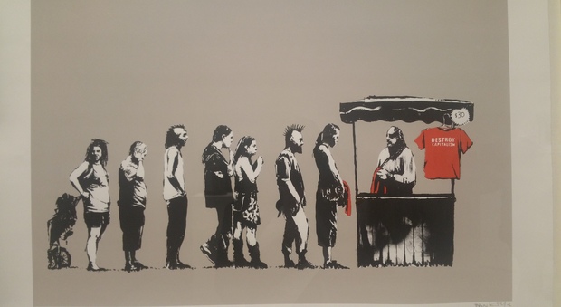 Street art, capitalismo e libertà. Apre la grande mostra romana su Banksy