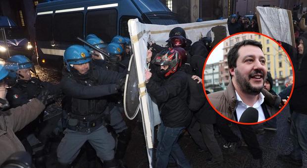 Scontri a Bologna, Salvini choc: "Sono zecche, ci vuole l'insetticida"