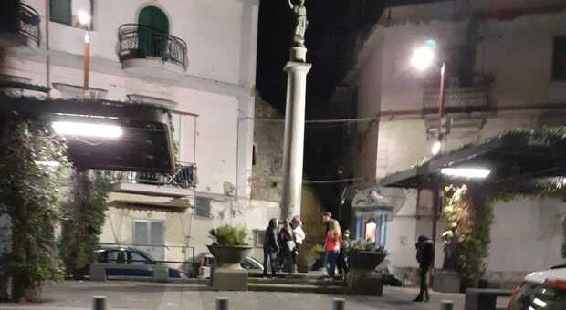 Ercolano, imbrattato il monumento che celebra l'Unità d'Italia