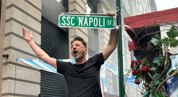 A New York spunta il segnale della Ssc Napoli Street