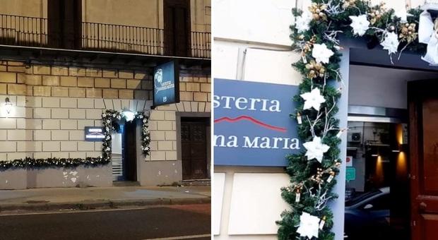 Rubati fiori e decorazioni natalizie nel Napoletano, lo sfogo del ristoratore: «Gesto triste»
