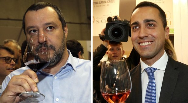 Salvini superstar al Vinitaly: «A Di Maio offrirei uno "Sforzato", deve fare qualcosa di più»