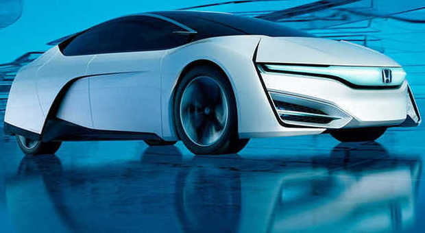 La Honda FCEV, un concept ad idrogeno esposto al salone di Los Angeles