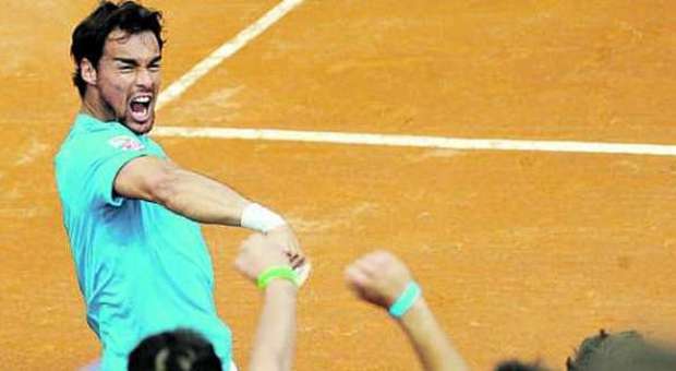 Coppa Davis: Fognini super, l'Italia rimonta e ​vola in semifinale con la Svizzera di Federer