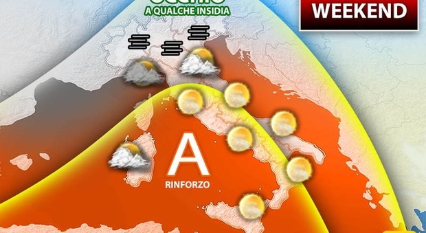Meteo, caldo record nel weekend: 18° a Roma, quasi 20° a Palermo. Alta pressione fino a martedì